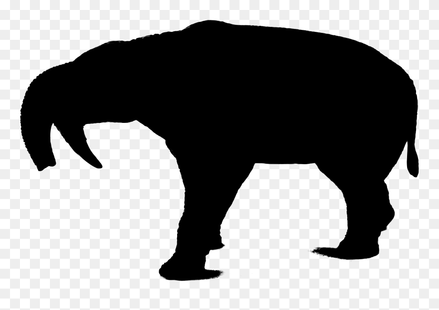 Wolf Silhouette Indian Elephant Bear Art - Angry Wolf Silhouette Png Clipart