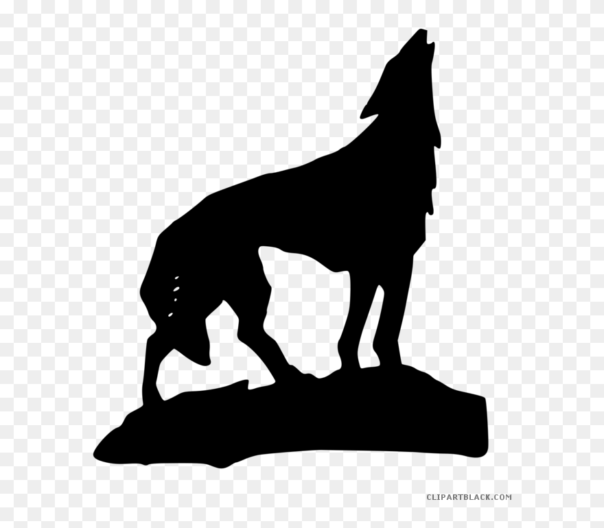 Gray Wolf Clipart Wolf Animal - Wolf Clipart Transparent Background - Png Download