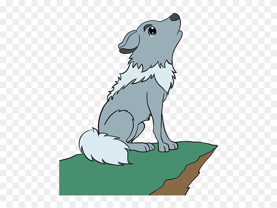How To Draw A Cartoon Wolf In A Few Easy Steps Easy - Easy Pictures Of Cartoon Wolves Clipart