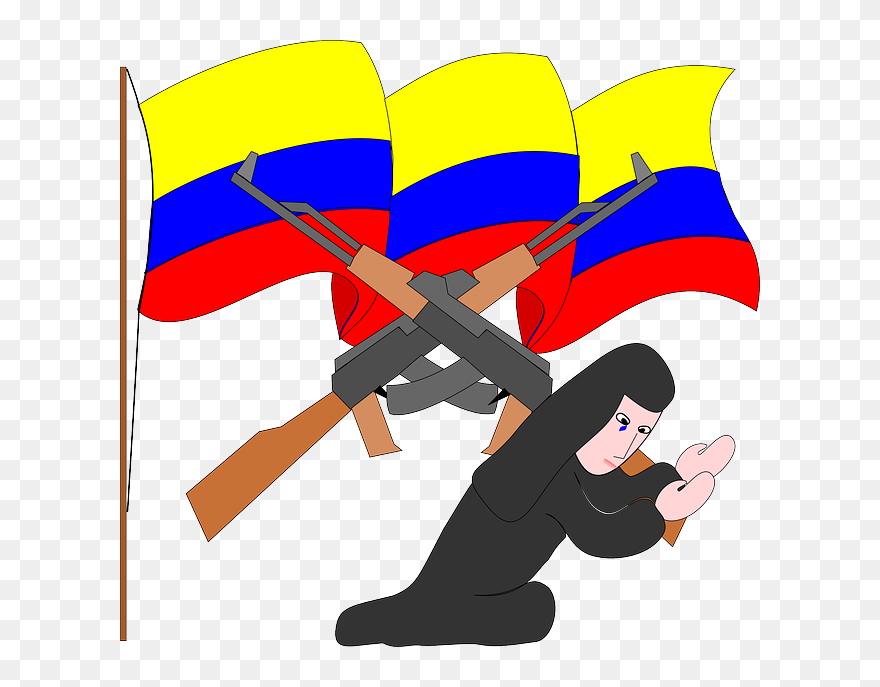 Columbia, Firearms, Guerilla, Guns, Nationalism - Gerilla Png Clipart