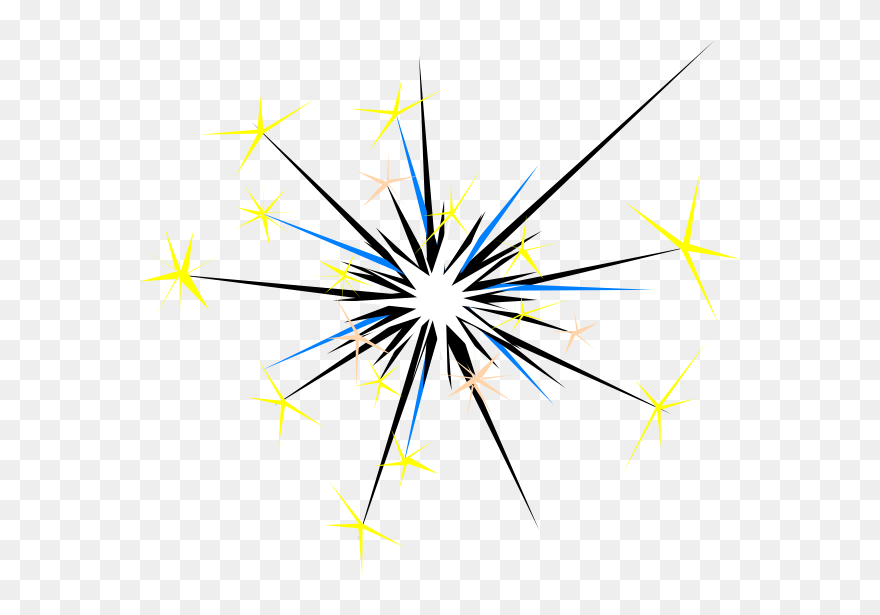 Clip Art At Clker - Sparks Clipart - Png Download