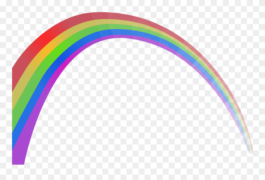 Rainbow Desktop Wallpaper Clip Art - Rainbows Transparent Background - Png Download