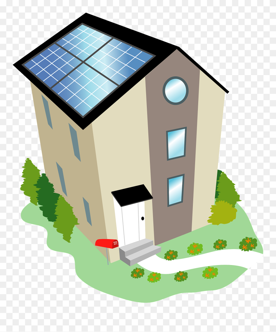 無料 イラスト 太陽 光 発電 Clipart
