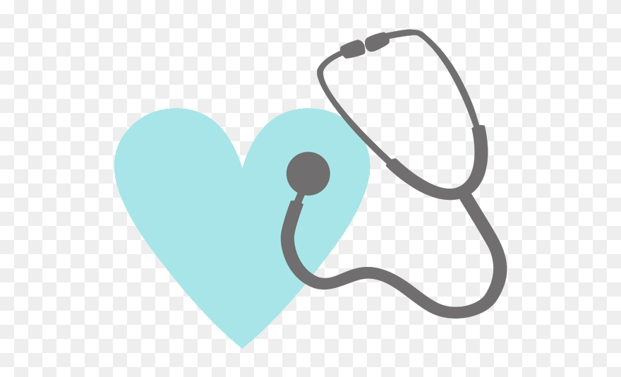 Blue Stethoscope Cartoon Clipart