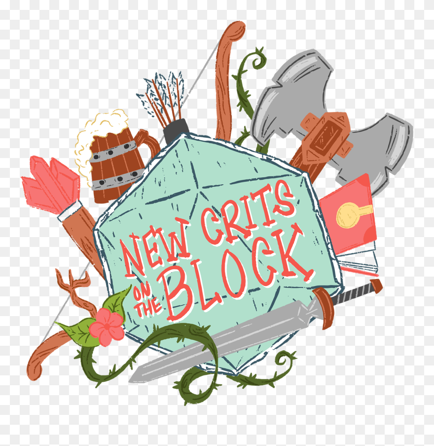 Dungeons And Dragons Podcast - New Crits On The Block Clipart