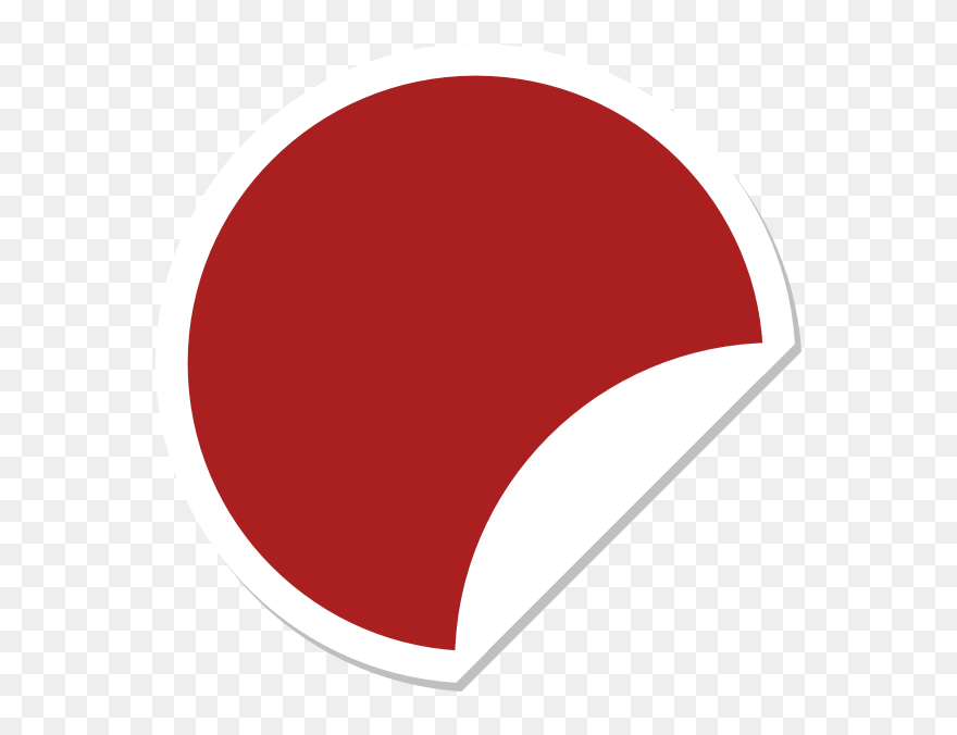 Download Red Circle Sticker Png - Sticker Png Clipart (#5652157