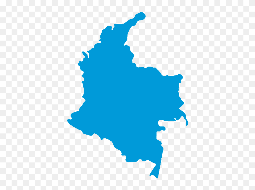 Colombia Map Black Clipart