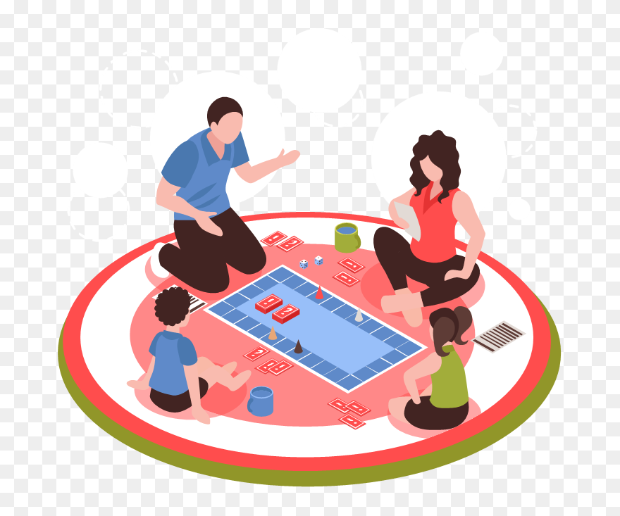 Kids Play Toys Illustration Isometric Clipart