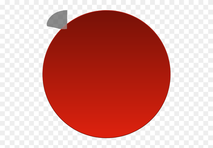 Update Button Png Icons - Red Gradient Circle Png Clipart