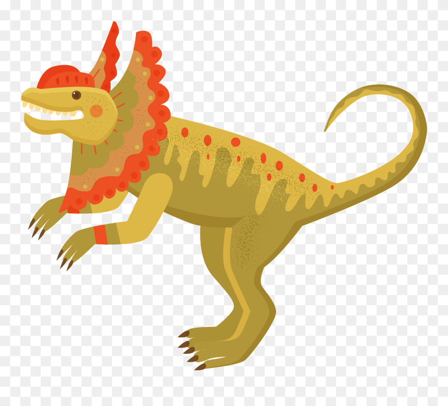 Dilophosaurus Clipart - Png Download