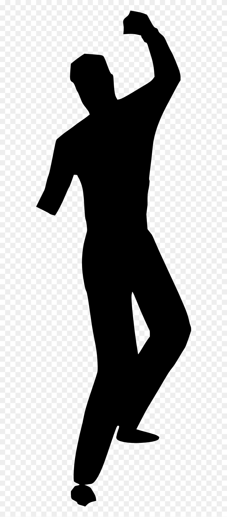 Dance Silhouette Nightclub Clip Art - Silueta Hombre Bailando Salsa - Png Download