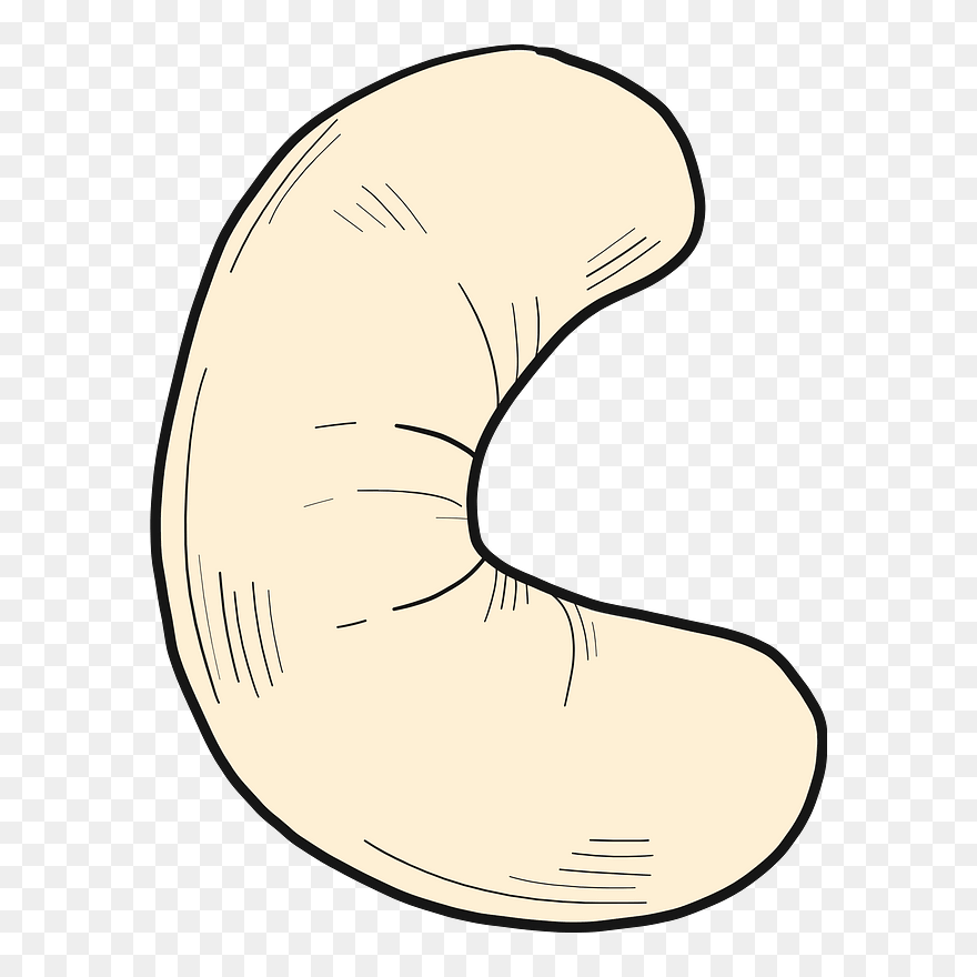Cashew Nut Clipart - Circle - Png Download