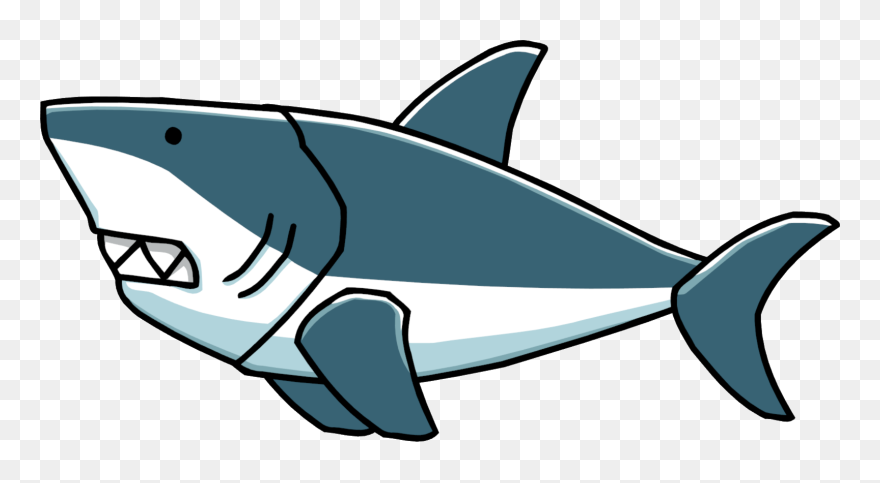 Shark Fin Soup Great White Shark Whale Shark Clip Art - Cartoon Shark Whale Clipart - Png Download