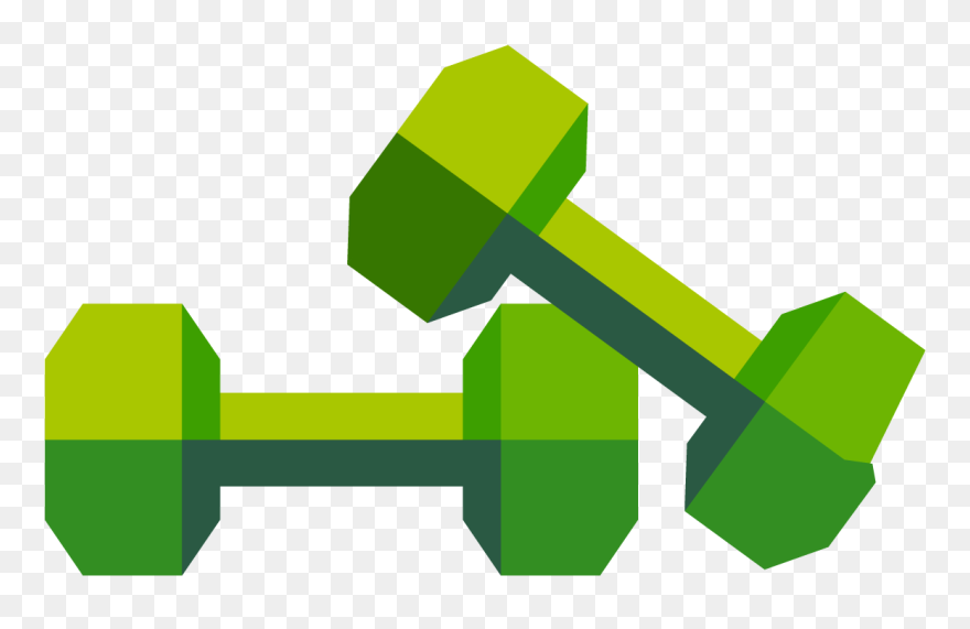 Dumbbell Clipart Personal Fitness - Transparent Background Dumbbell Clipart Png