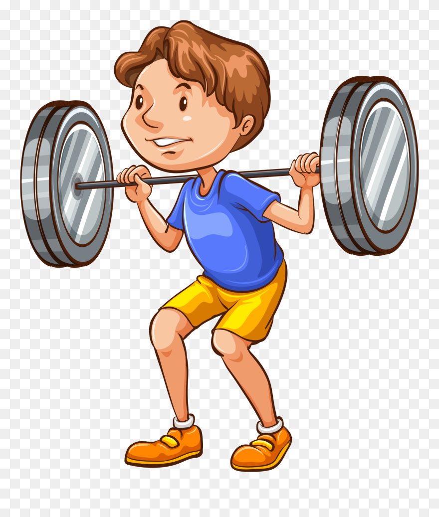 Gyming Cartoons Clipart