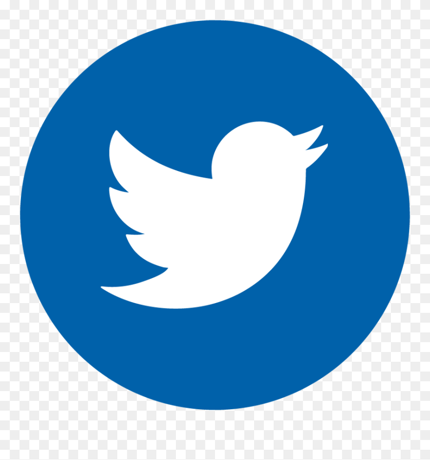 Round Twitter Logo Png Transparent Background Clipart