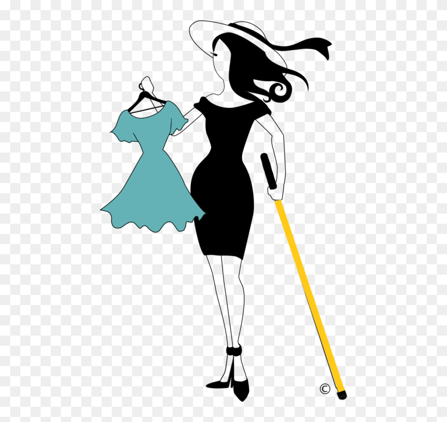 Abby & Gold Cane - Illustration Clipart