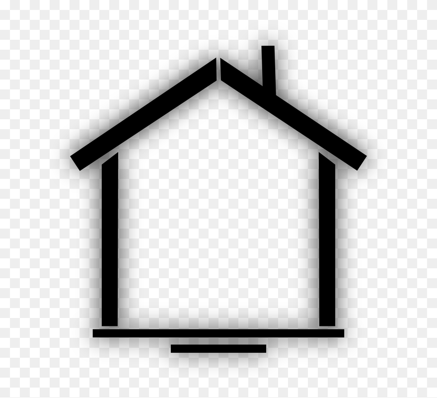 Simple House Silhouette Clipart