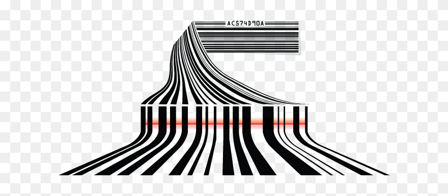 Barcode Clipart Letter - Barcode Illustration - Png Download