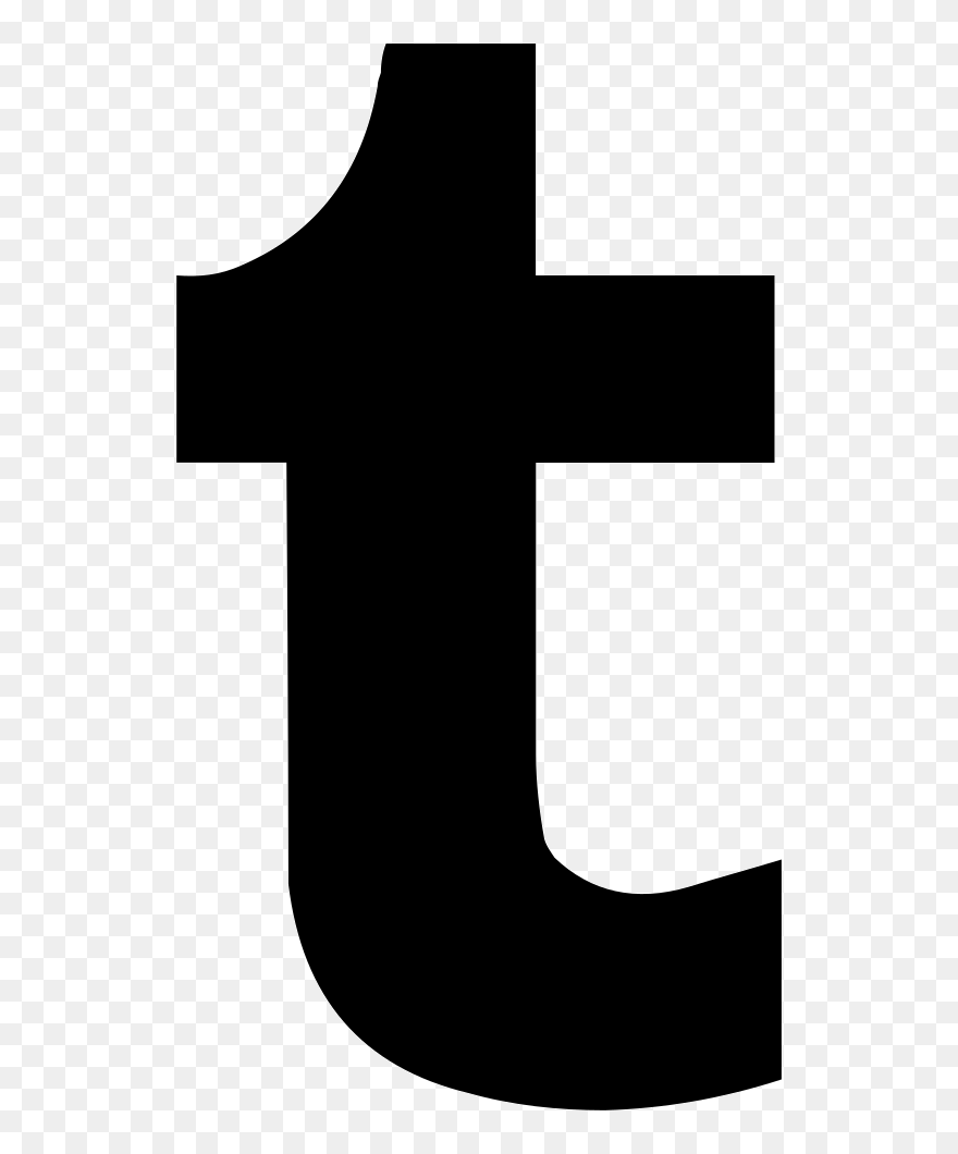Tumblr Logo Svg Png Icon Free Download - Black Tumblr Logo Png Clipart