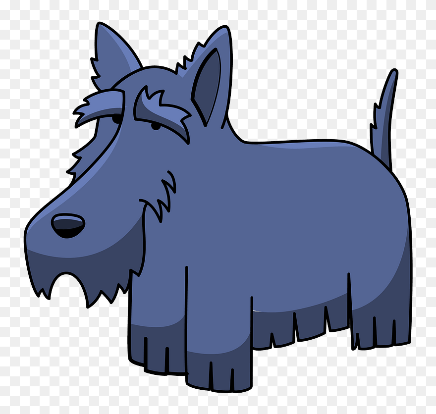 Scotish Terrier Clipart - Scottish Terrier - Png Download