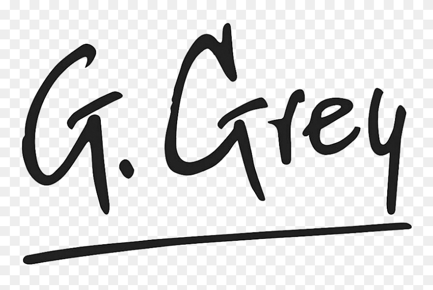 Grey Hair Salon - Calligraphy Clipart