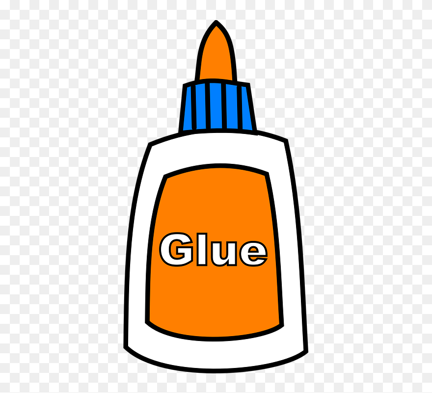 Wigs, Lace Front Wigs, Human Hair Wigs - Glue Bottle Clipart - Png Download