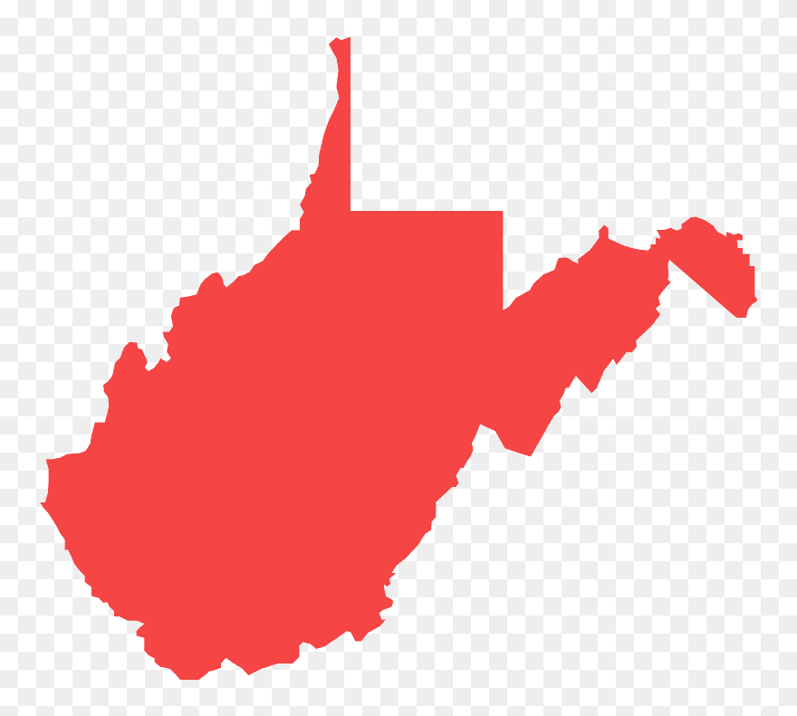 West Virginia State Silhouette Clipart