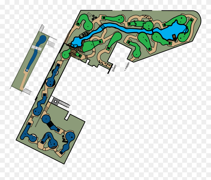 Bigfoot Adventure Golf Branson Clipart