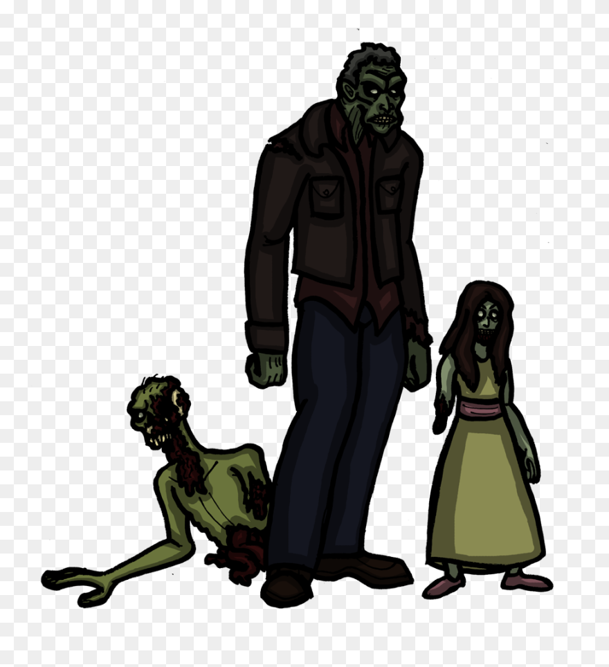 The Living Dead - Illustration Clipart