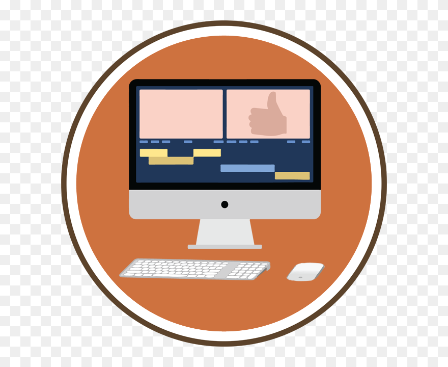 Video Clipart Post Production - Circle - Png Download