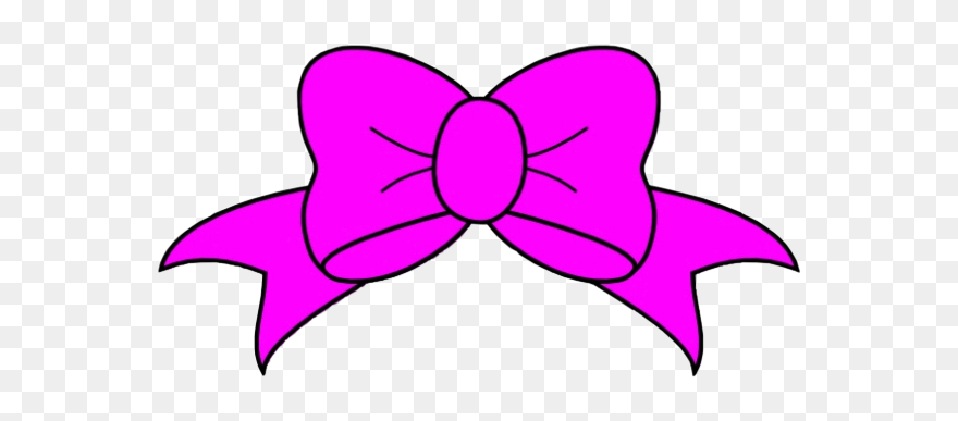 #bow #pink #pinkbow #hairbow #bowclipart #cute #freetoedit - Hair Bow Clipart Transparent - Png Download