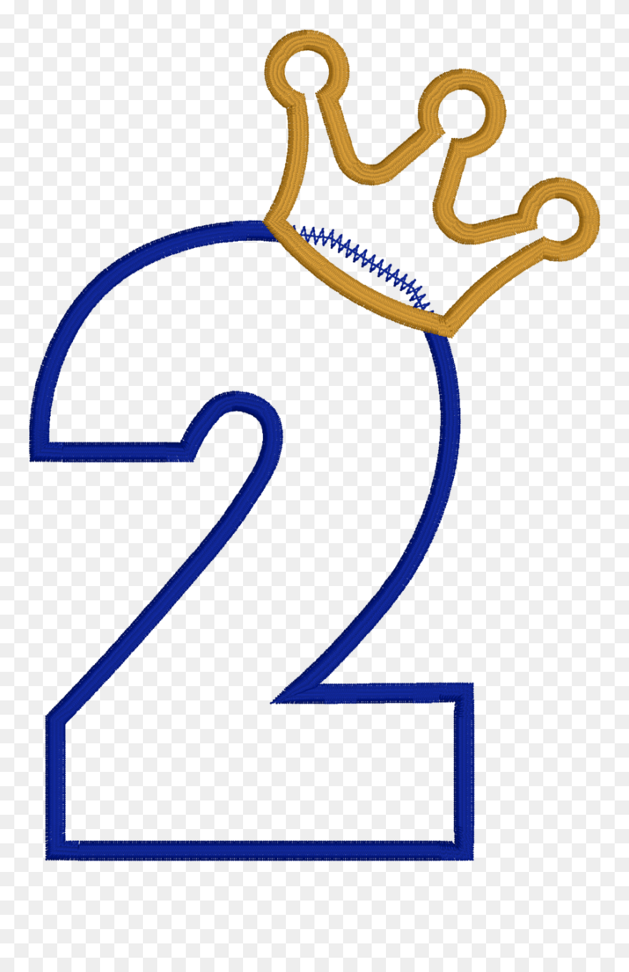 Number 2 Design For Birthday Clipart