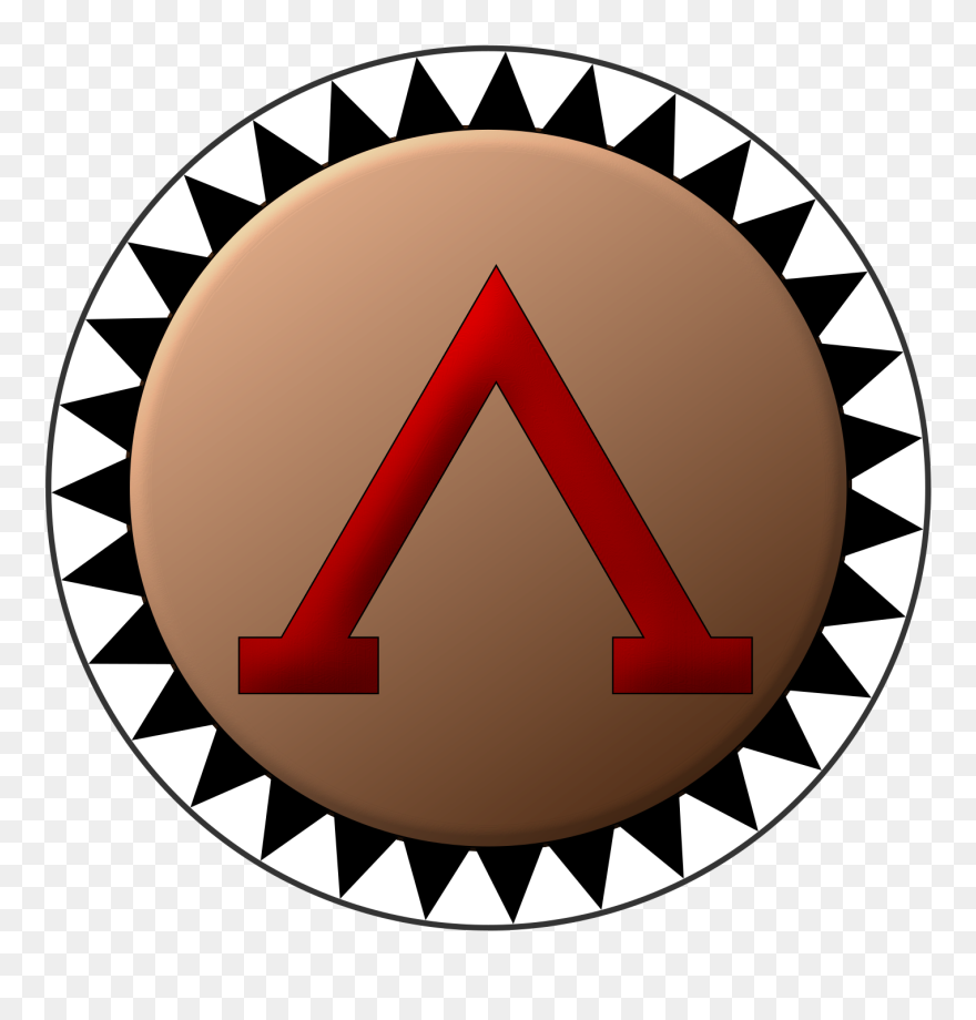 Clipart Spartan Shield - Spartan Shield Clipart - Png Download