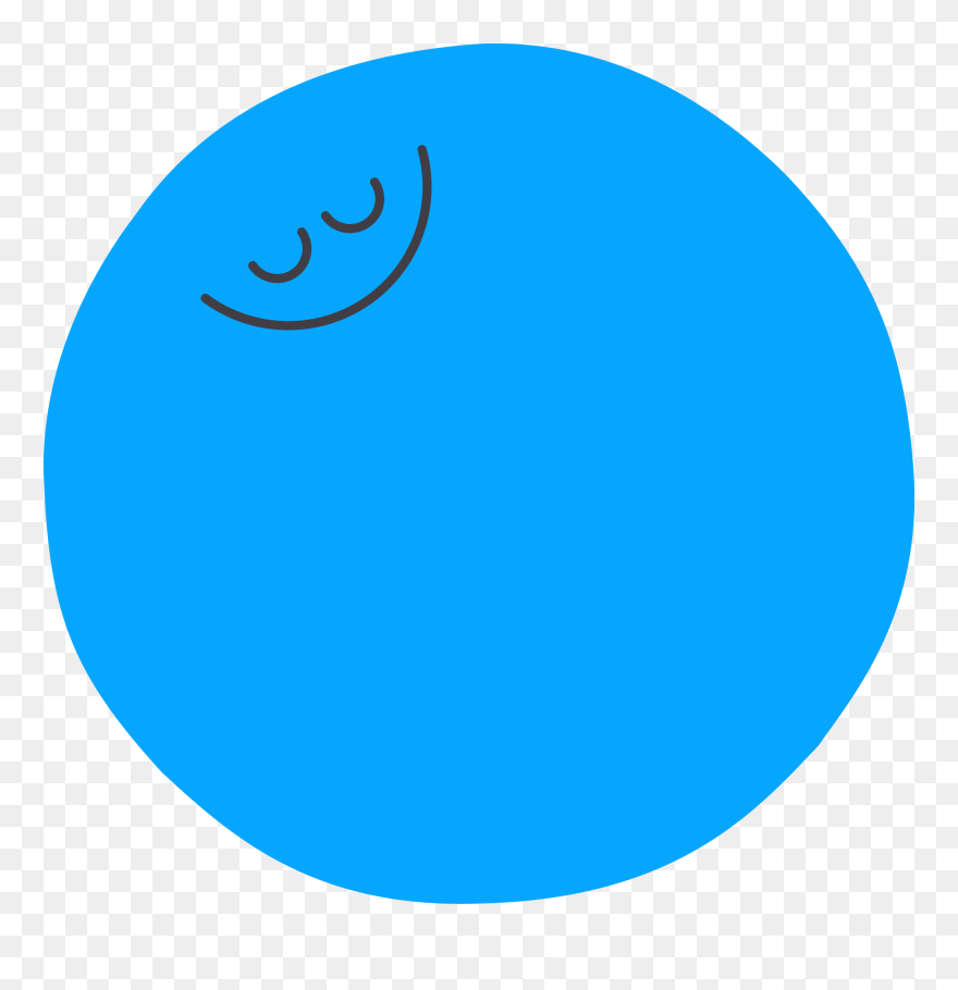 Big Blue Circle Clipart