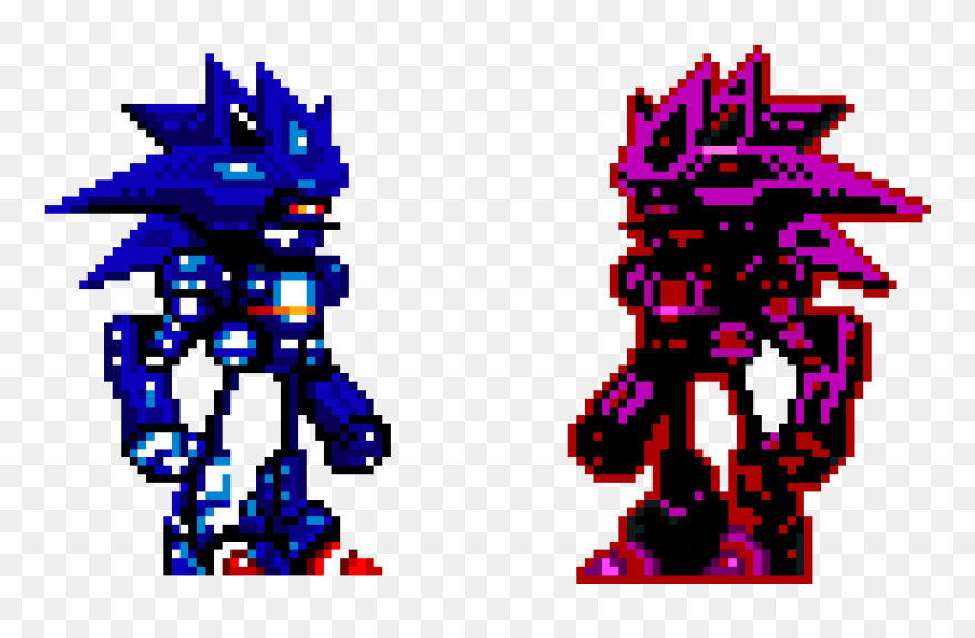 Smbz Mecha Sonic Sprites Clipart