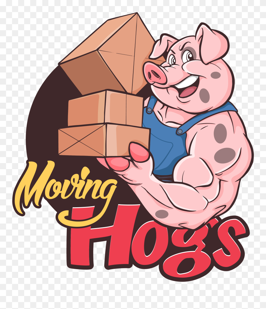 Moving Hogs Clipart