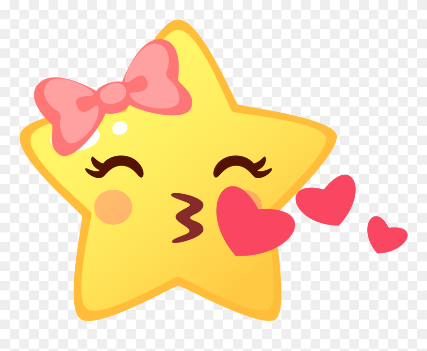 Kissing Baby Star Clipart
