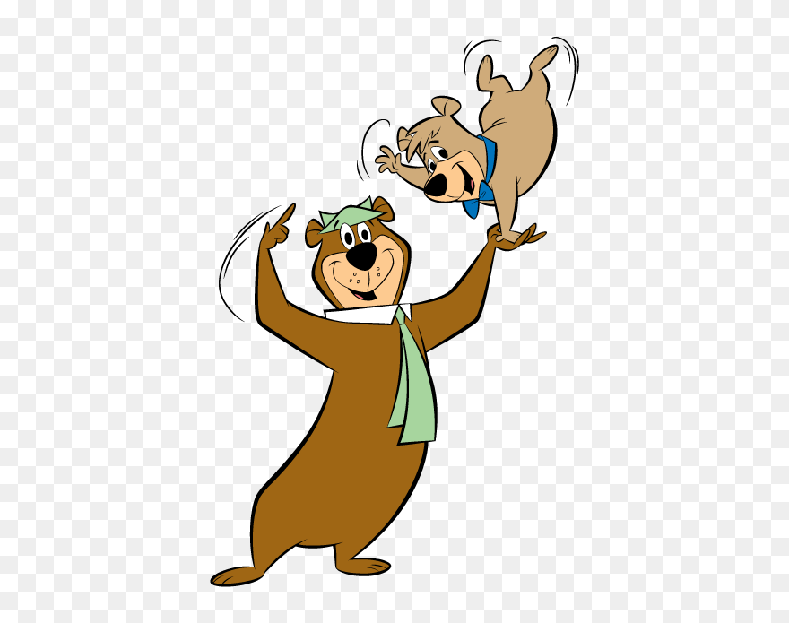 Football Punt Clipart Image Free Download Yogi Bear"s - Yogi And Boo Boo - Png Download