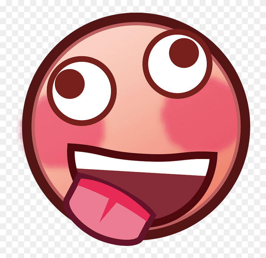 Woozy Face Emoji Clipart - Smiley - Png Download