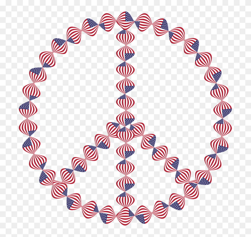 Blue,symmetry,area - Peace Sign Vintage Clipart
