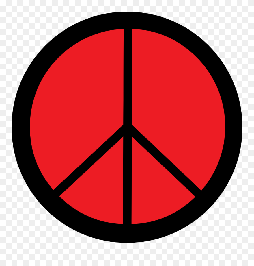 Transparent Hippie Clipart - Symbol Circle With Three Lines - Png Download