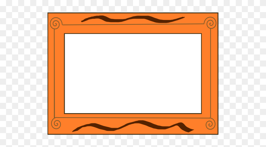 Leafy Frame Brown Png Icons - Picture Frame Clipart