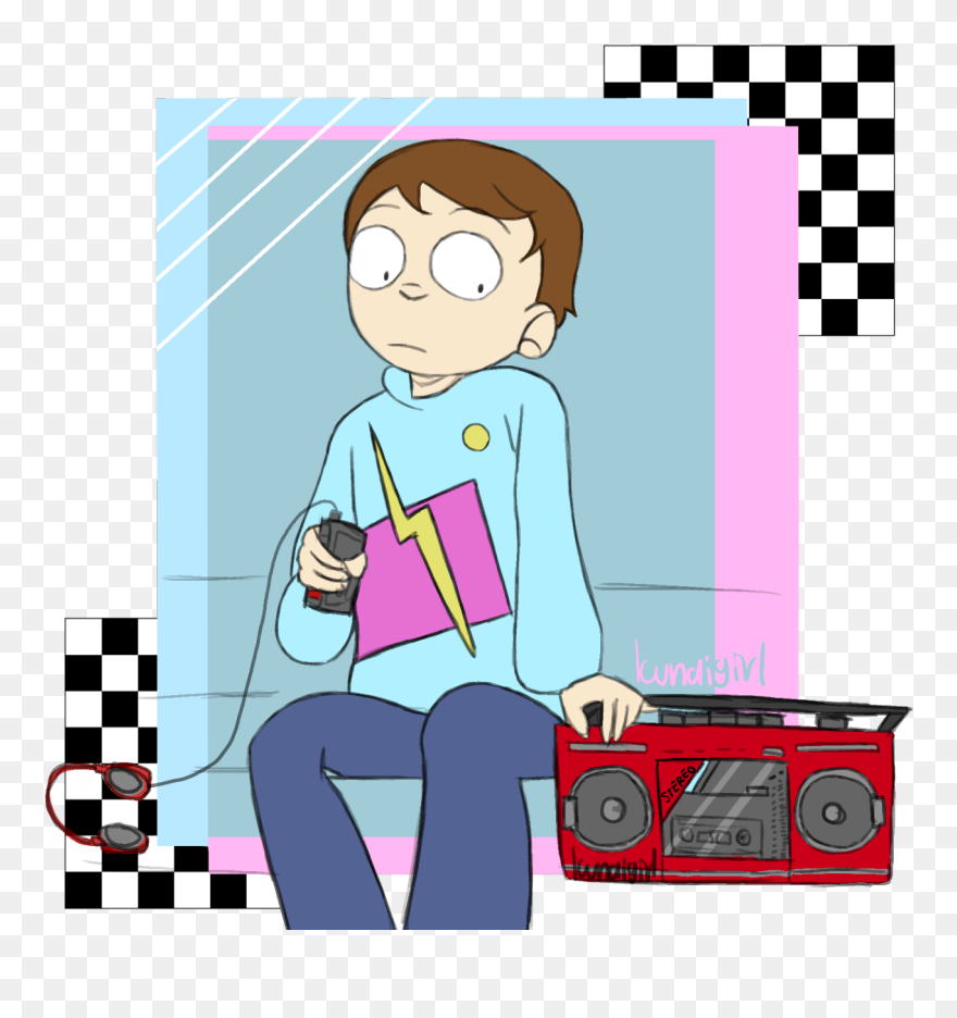It’s 4am And I Had A Mighty Need For An 80’s Morty - Vector Graphics Clipart