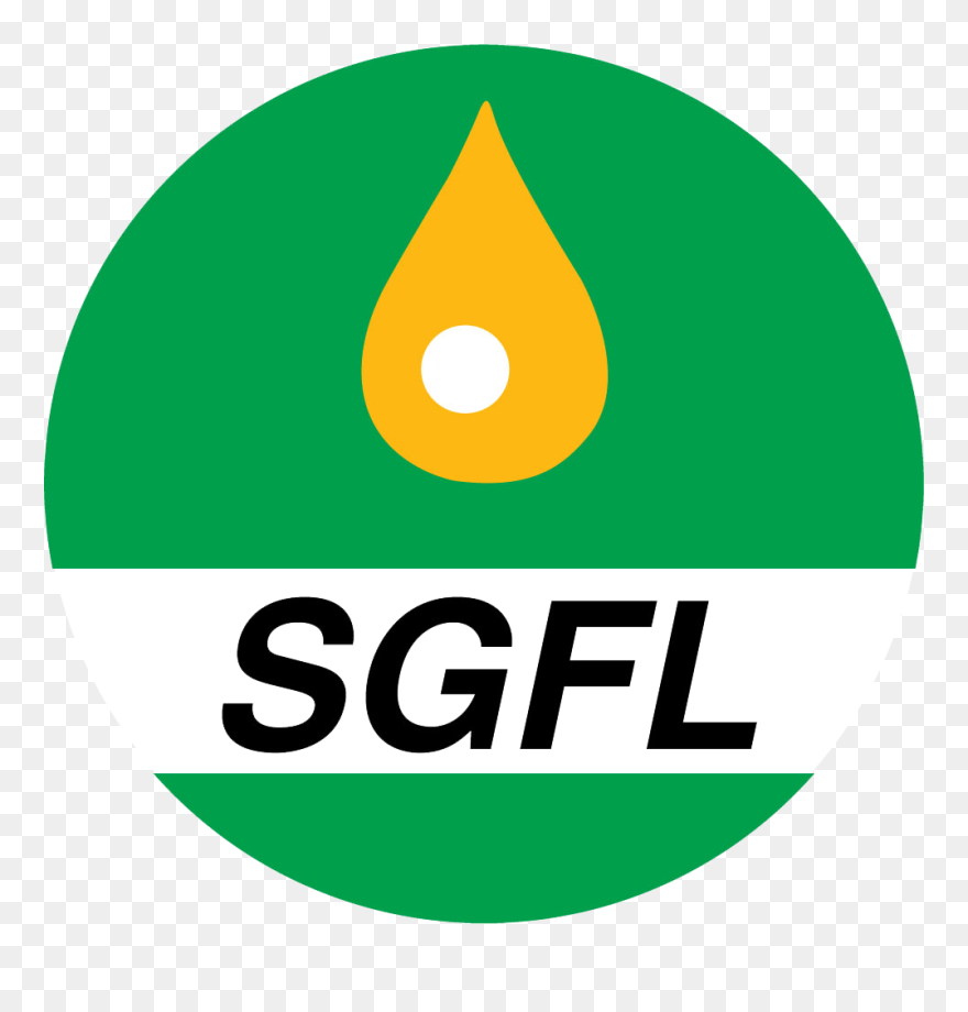 A Green Circle Containing The Sgfl Lettering, A Yellow - Sylhet Gas Fields Limited Logo Clipart