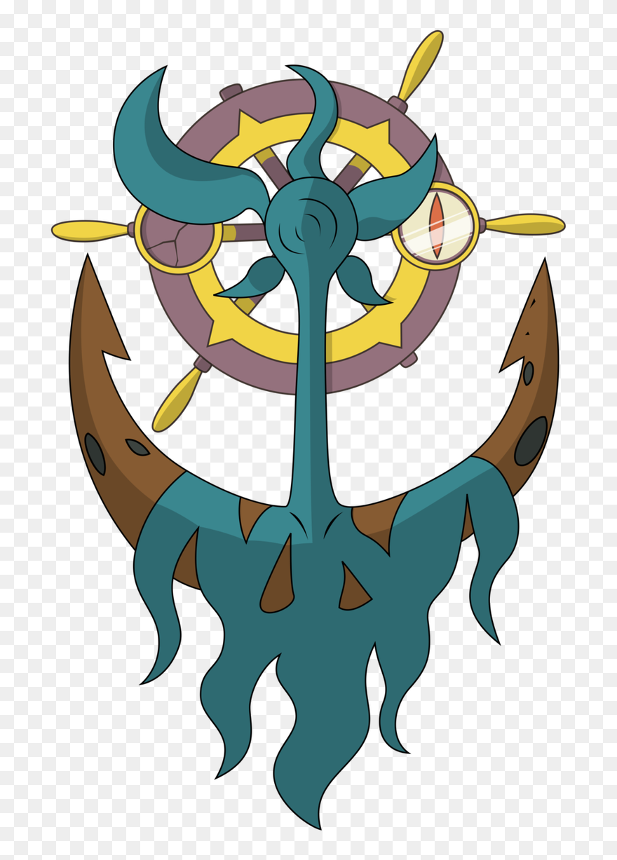 Dhelmise"s Chain-like Green Seaweed Can Stretch Outwards - Dhelmise Shiny Clipart