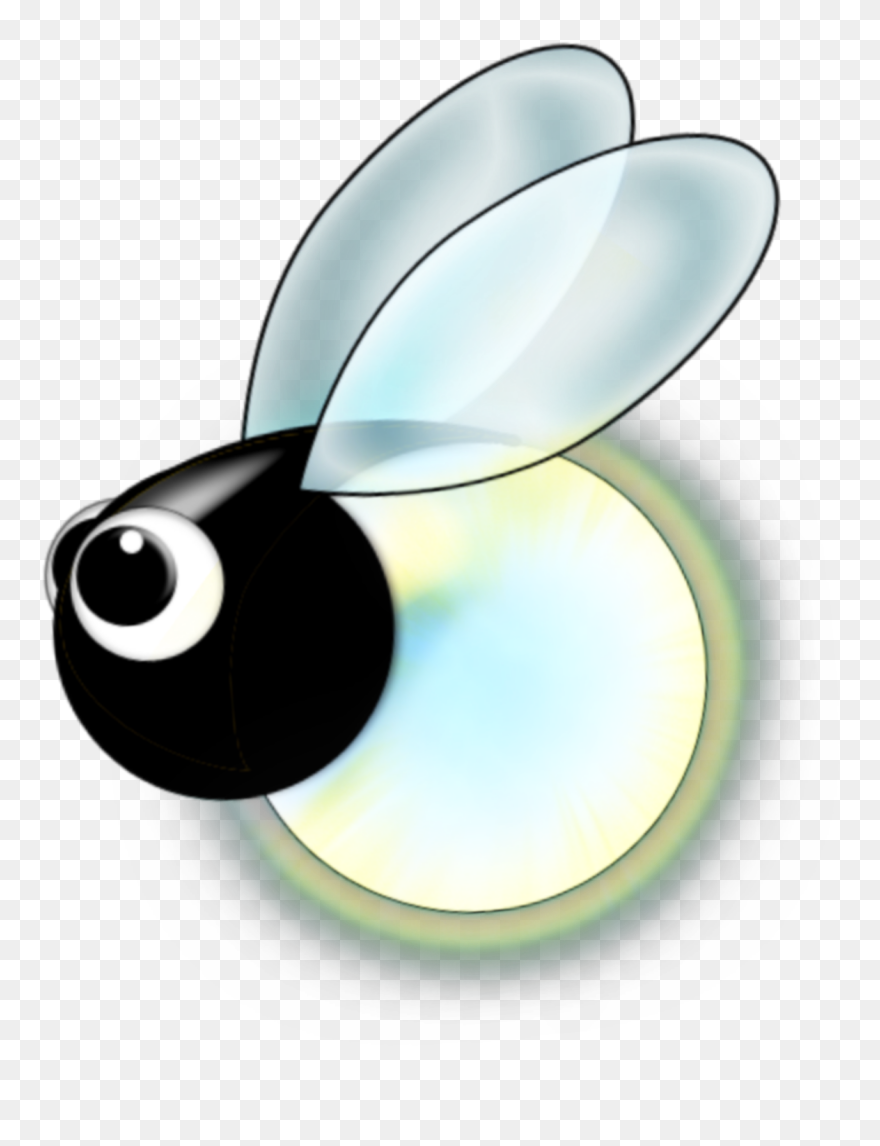 #ftestickers #clipart #cartoon #firefly #luminous #cute - Illustration - Png Download