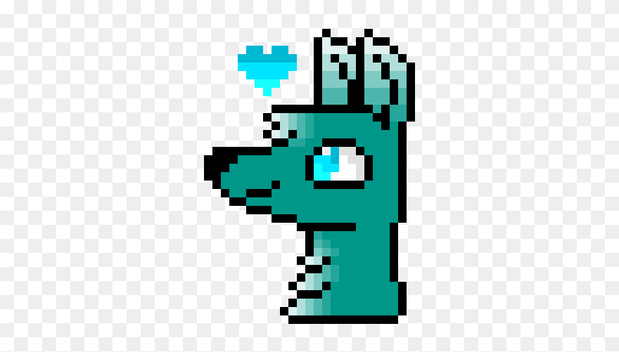 Splatoon Squid Pixel Art Clipart