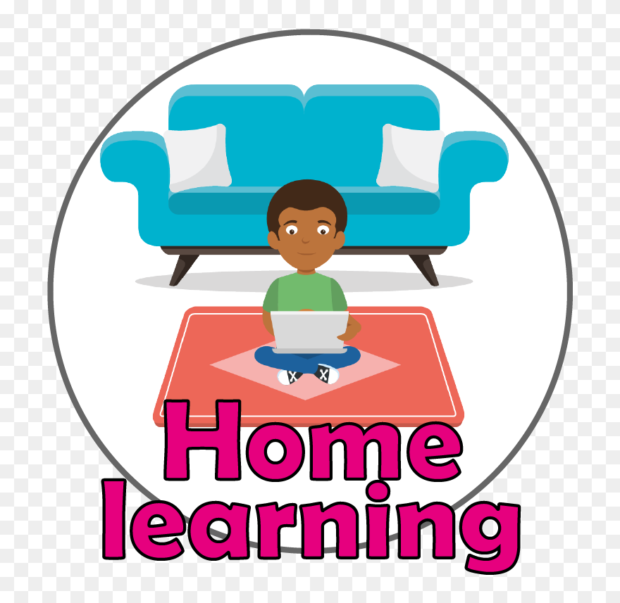 Learning At Home Clipart - Png Download