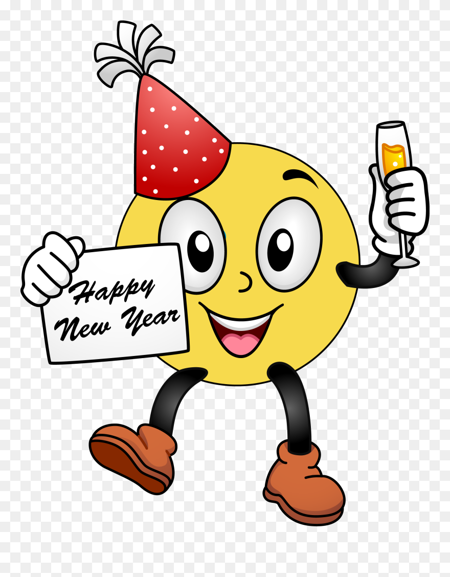 New Year's Eve Emoji Clipart